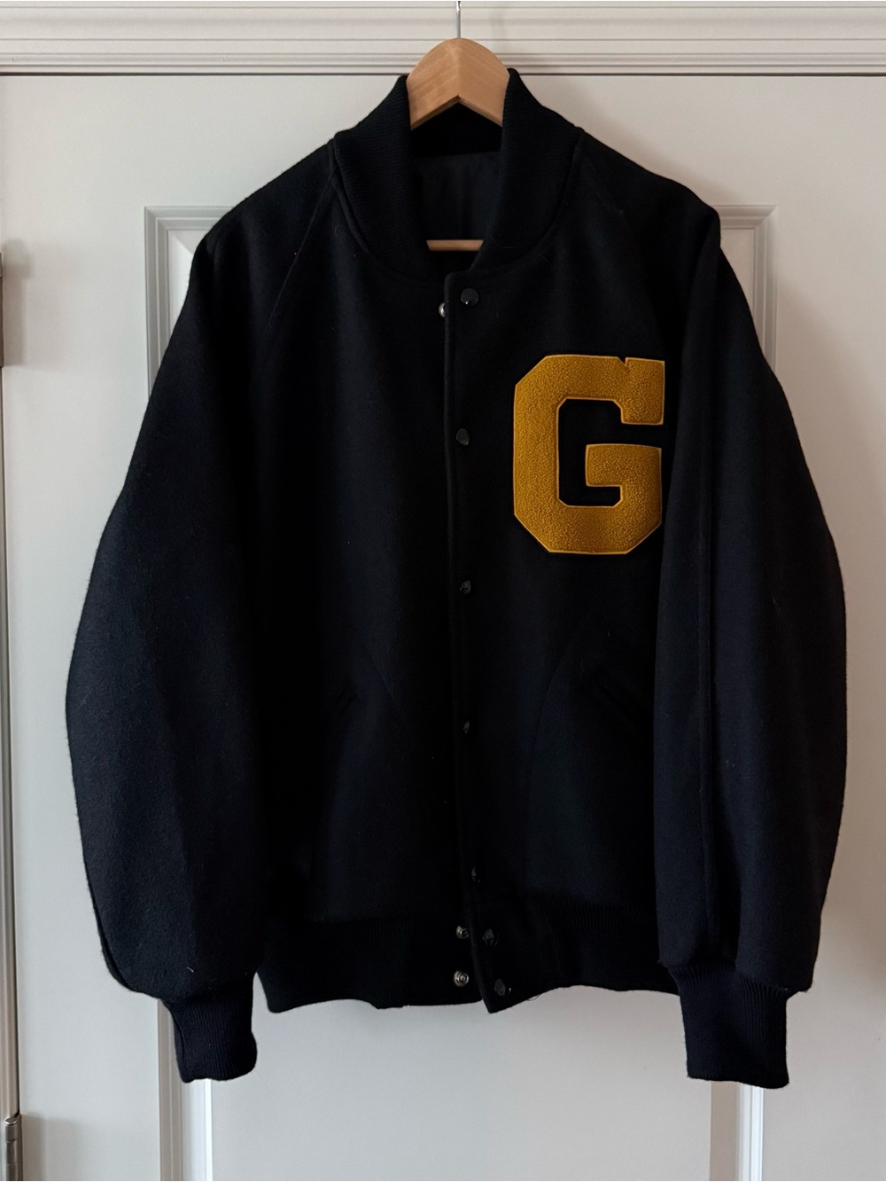 Vintage TM Athletics Letterman USA Wool Varsity Jacket Mens 46 Seattle “G”